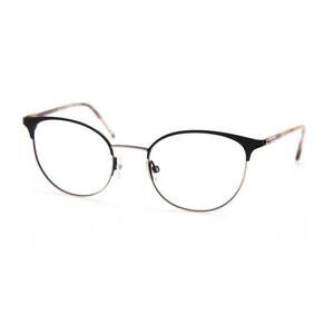 NEW MOREL unisex 30250l round eyeglasses in black gold